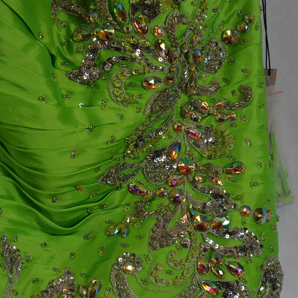 Night Moves SZ 12 Embellished Tulle Princess Prom Dress NWT